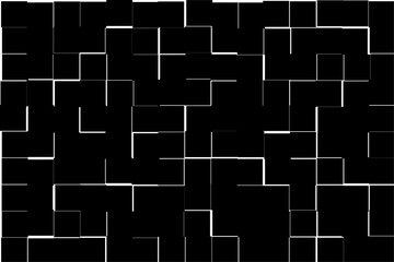 white labyrinth on a black background