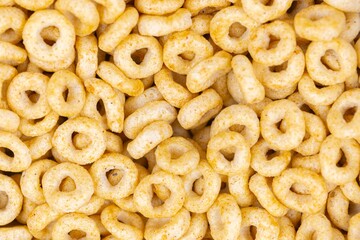 Delicious and nutritious oat closeup photo