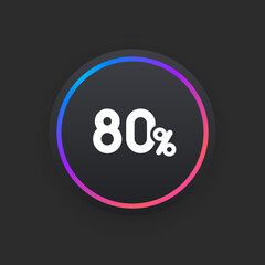 80% -  UI Icon