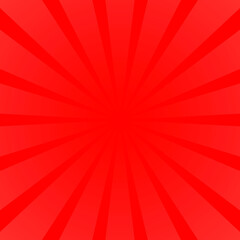 High quality comic book style background. Vector comic banner for text. Red.