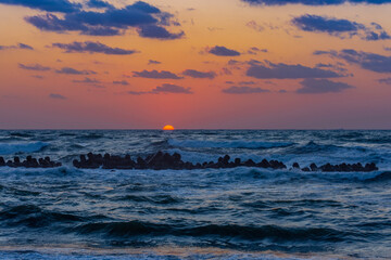 Obraz premium sunset on the sea