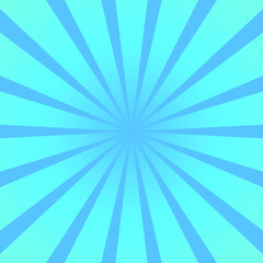 High quality comic book style background. Vector comic banner for text. Blue.