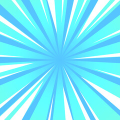 High quality comic book style background. Vector comic banner for text. Blue.