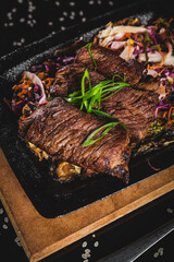 Perfect Sushi Japanese Asian Seafood Food Dish Drink Cocktail Dessert Menu Gourmet Restaurant Chef on Dark Background