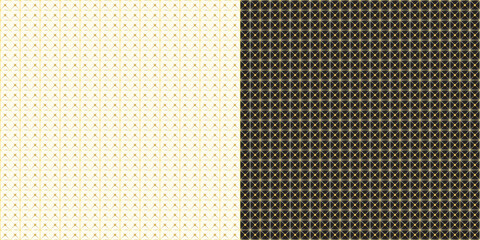 Luxury geometric vector patterns