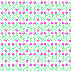 Flower geometric pattern, Cute pattern in small flower. Small colorful flowers, hand-drawn pressed flowers pattern. vector file. 