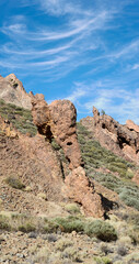 Queen's Slipper rock in Teide National Park, Tenerife.