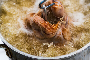 Boiling Deep Fried Turkey for Thanksgiving