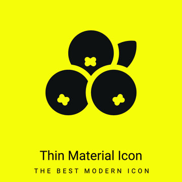 Acai Minimal Bright Yellow Material Icon