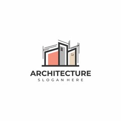 architecture building logo design concept