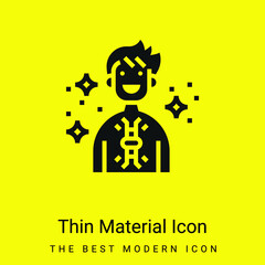 Antibodies minimal bright yellow material icon
