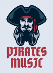Pirate Head DJ Music