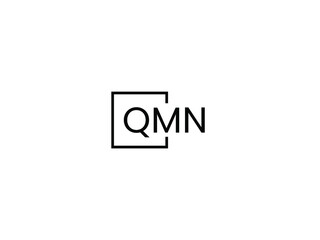 QMN letter initial logo design vector illustration