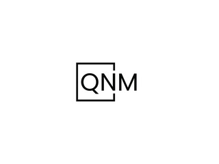QNM letter initial logo design vector illustration