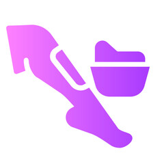waxing gradient icon