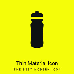 Bottle Of Water minimal bright yellow material icon