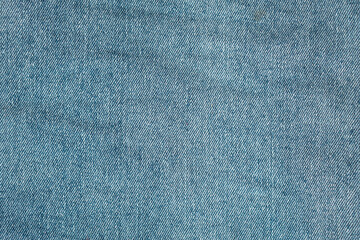 Fototapeta na wymiar Blue denim texture. Fabric background.