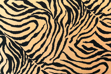 Tiger fabric texture. Symbol of 2022 Tiger