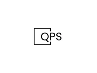 QPS letter initial logo design vector illustration