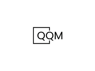 QQM letter initial logo design vector illustration