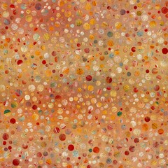Seamless abstract textured circle pattern for surface print. High quality illustration. Modern grungy polka dot graphic motif. Hipster chic textile swatch. Dots, spots, or orbs. Scrapbook paper design