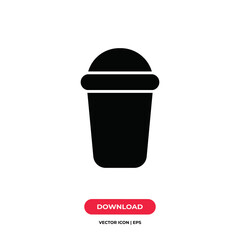 Coffee cup icon vector. Coffee sign