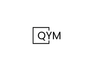 Obraz premium QYM letter initial logo design vector illustration