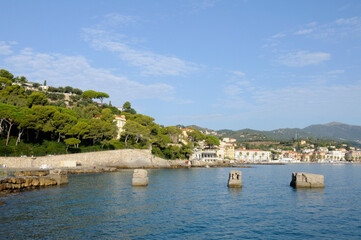 Naklejka premium Die küste bei San Bartolomeo al Mare