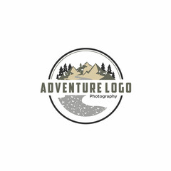 Mountain adventure logo template Premium Vector, Mountain logo badges Free Vector