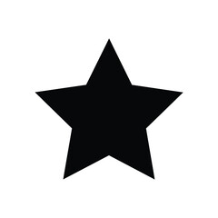 Obraz premium Étoile noire . Icône, décoration. Image vectorielle.