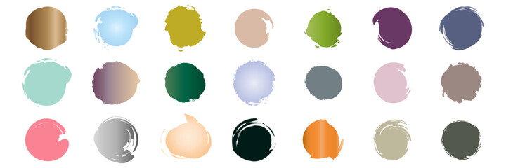 Beautiful watercolor design elements. Beautiful color grunge design elements.Vector illustration EPS10