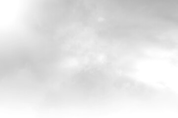 Black sky with white cloud. Dark background before Rainstorm.