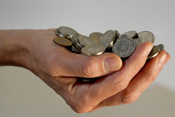 Eine Handvoll Geld