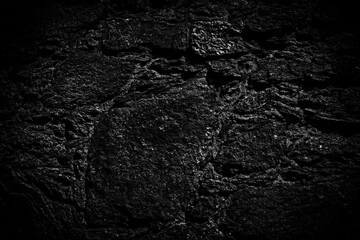 Dark texture. Stone background. Background for decor. Copy space.