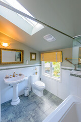 Fragment of a luxury bathroom