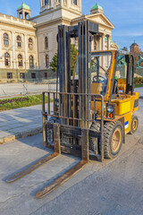 Forklift Parliament Front