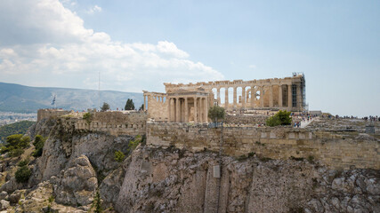 Acropolis Athens Propylaea Columns Parthenon Capital of Greece