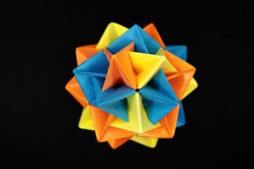 colorful paper origami
