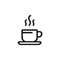 coffee vector icon. food and beverage icon outline style. perfect use for icon, logo, illustration, website, and more. icon design line style