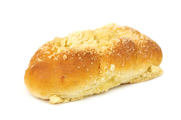 The fresh tasty bun with crumble