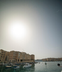 The port in Malta