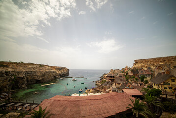 The sky and the sea in Malta