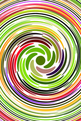 Retro spiral swirl background.