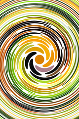 Retro spiral swirl background.