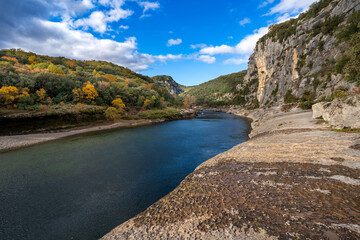 Obraz premium Ardeche im November Frankreich