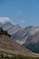 Mountain Views of Cairn Pass Trail Jasper National Park