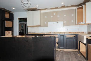 Residential kitchen under condtruction