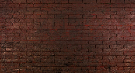 Fototapeta na wymiar background and texture red-black brick wall, brick wall for design