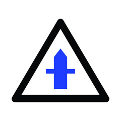 Obraz premium Crossroads ahead Icon