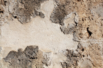 wall of basalt stones as a background
